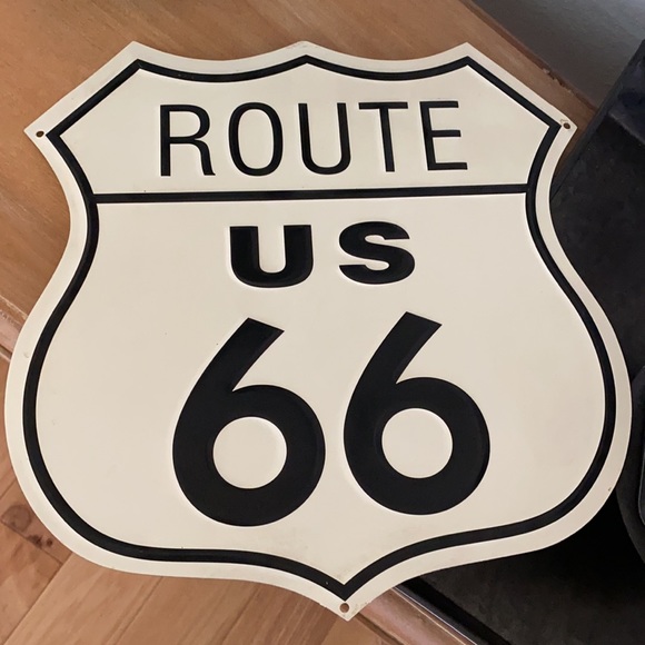 Route 66 kitchen decor Metal sign napkin holder and salt and pepper shakers - Picture 8 of 17